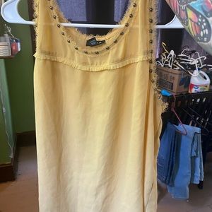 A.N.A tank top gold